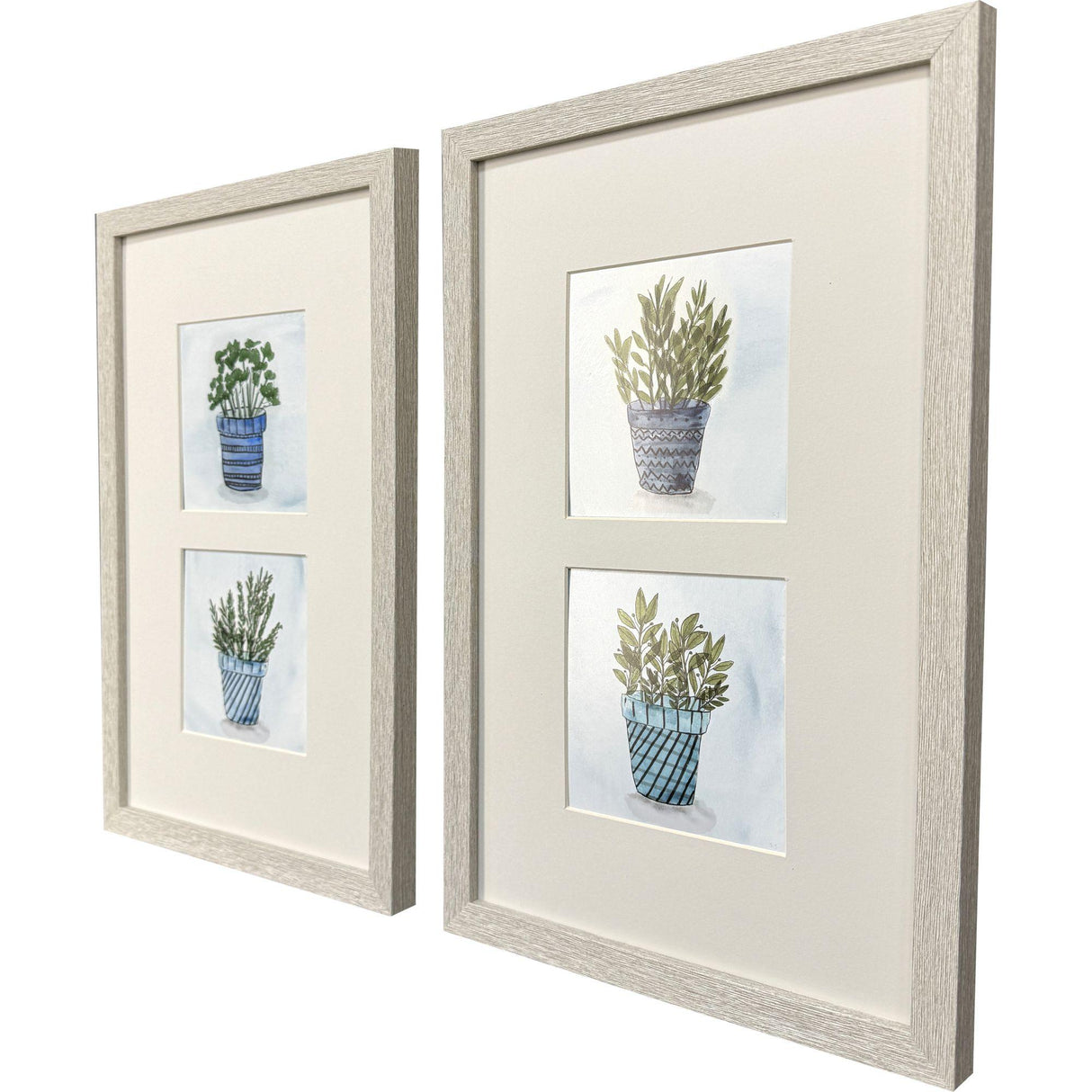 Paragon Pot of Herbs S/2 Blue 20 X 13 X 1 Wall Art