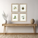 Paragon Summer Garden S/4 Blue 17 X 14 X 1 Wall Art