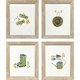 Paragon Summer Garden S/4 Blue 17 X 14 X 1 Wall Art