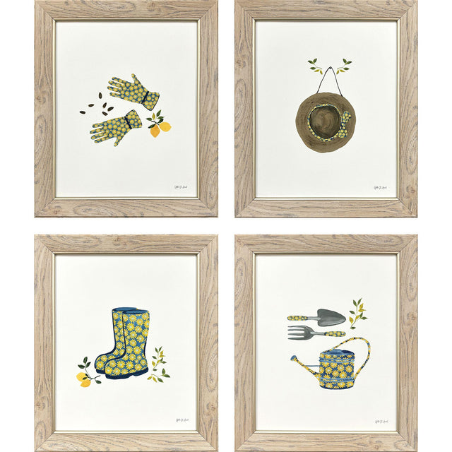 Paragon Summer Garden S/4 Blue 17 X 14 X 1 Wall Art