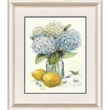 Paragon Hydrangea Lemons 1 Blue 28 X 24 X 2 Wall Art