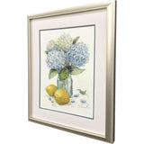 Paragon Hydrangea Lemons 1 Blue 28 X 24 X 2 Wall Art