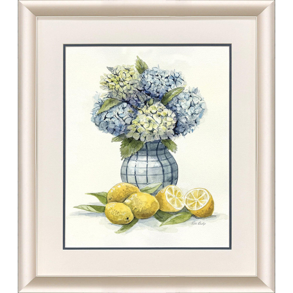 Paragon Hydrangea Lemons 2 Blue 28 X 24 X 2 Wall Art