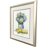 Paragon Hydrangea Lemons 2 Blue 28 X 24 X 2 Wall Art