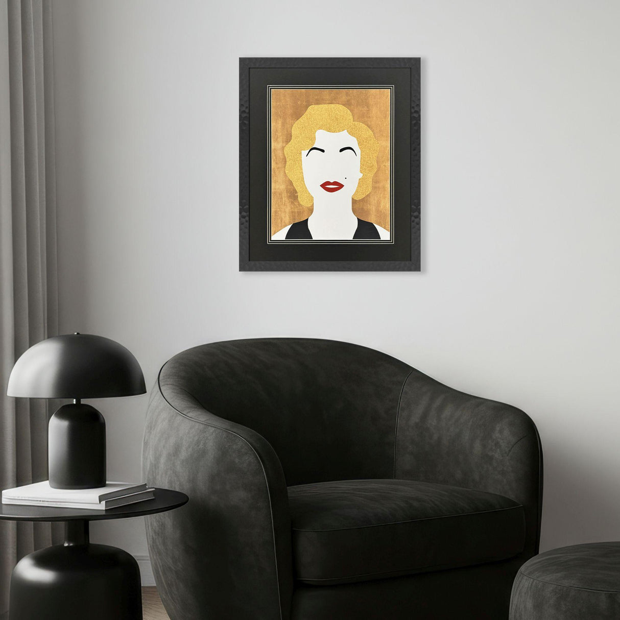 Paragon Icon Blonde Bombshell Black 28 X 24 X 1 Wall Art