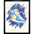 Paragon Born to Fly Blue 26 X 20 X 2 Wall Art