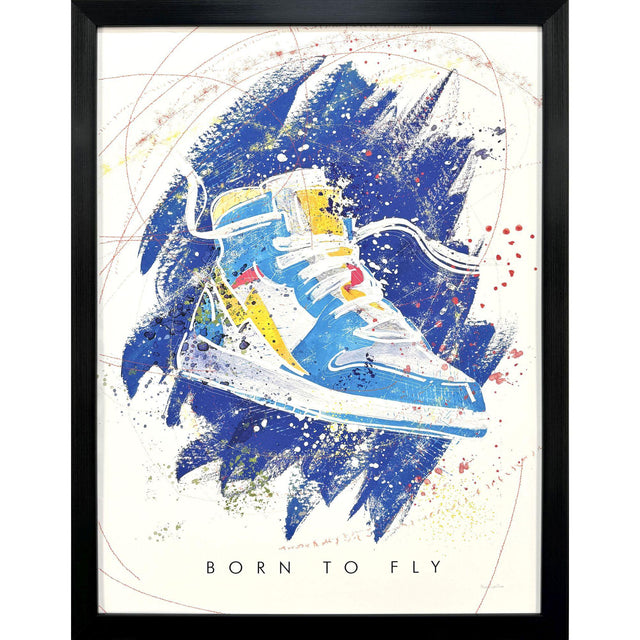 Paragon Born to Fly Blue 26 X 20 X 2 Wall Art