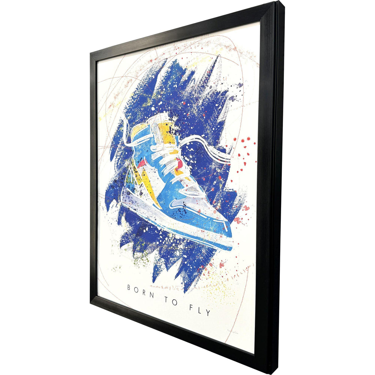 Paragon Born to Fly Blue 26 X 20 X 2 Wall Art