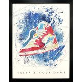 Paragon Elevate Your Game Blue 26 X 20 X 2 Wall Art