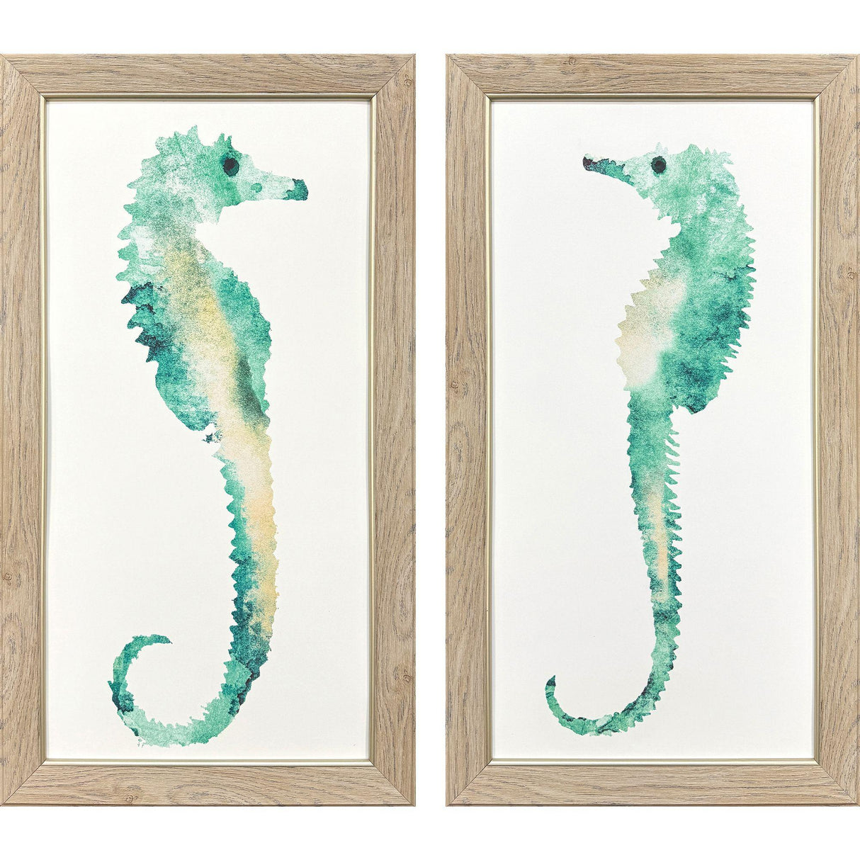 Paragon Swim Tall S/2 Green 26 X 14 X 1 Wall Art