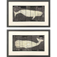 Paragon Marine Marks S/2 Brown 20 X 32 X 2 Wall Art