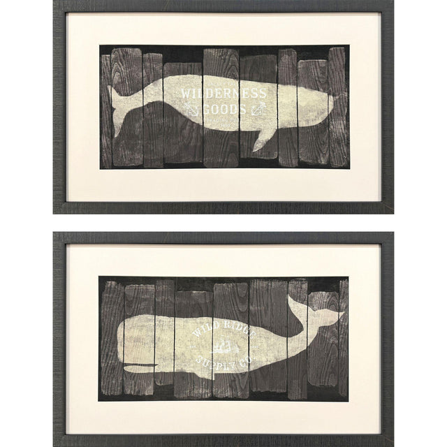 Paragon Marine Marks S/2 Brown 20 X 32 X 2 Wall Art