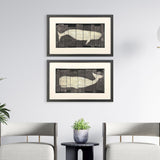 Paragon Marine Marks S/2 Brown 20 X 32 X 2 Wall Art