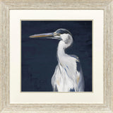 Paragon Blue Heron II Blue 30 X 30 X 2 Wall Art