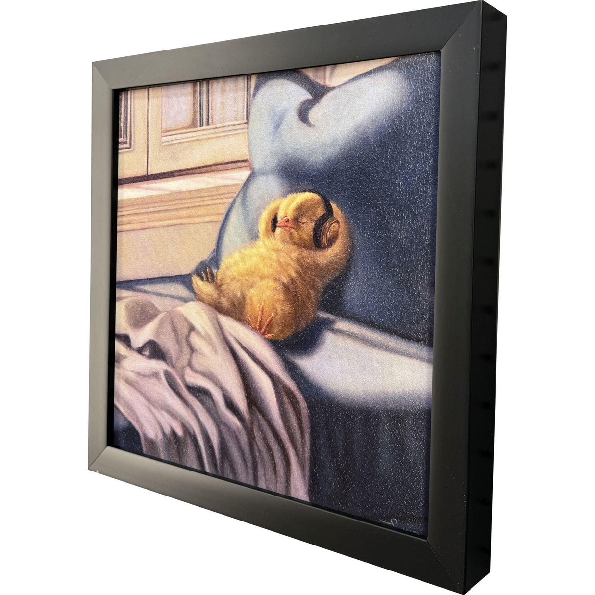 Paragon Cozy Beats Blue 11 X 11 X 2 Wall Art