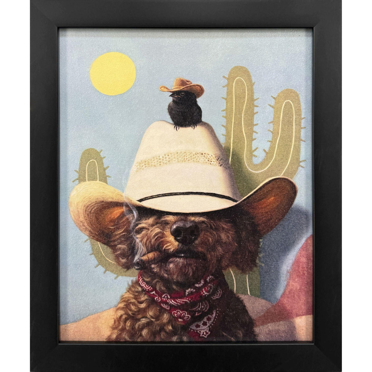 Paragon Curly II Blue 11 X 09 X 2 Wall Art