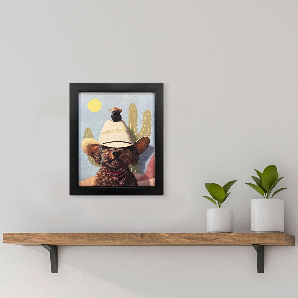 Paragon Curly II Blue 11 X 09 X 2 Wall Art