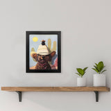 Paragon Curly II Blue 11 X 09 X 2 Wall Art
