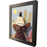 Paragon Curly II Blue 11 X 09 X 2 Wall Art
