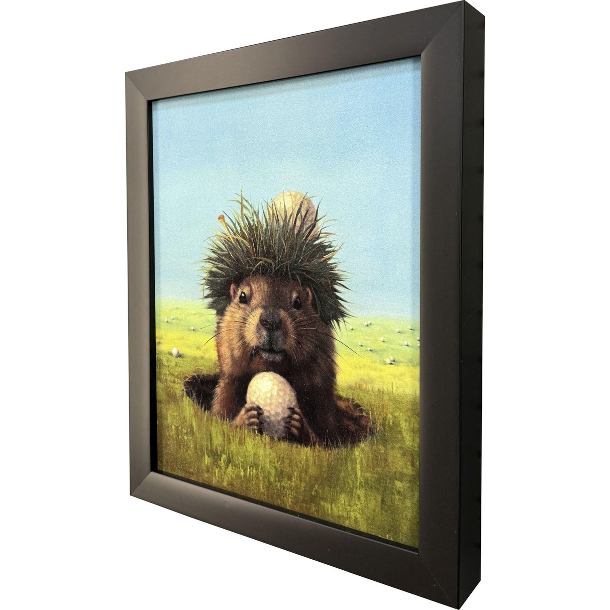 Paragon Ball Hog No. 2 Blue 11 X 09 X 2 Wall Art
