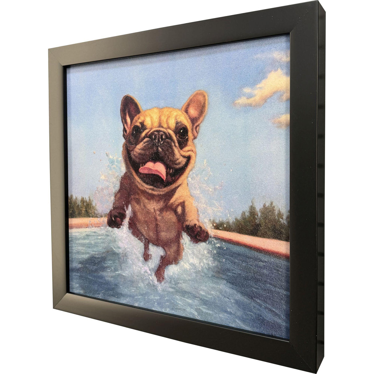 Paragon Summer Splash Blue 11 X 11 X 2 Wall Art