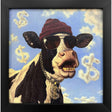 Paragon Cash Cow Blue 11 X 11 X 2 Wall Art