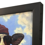 Paragon Cash Cow Blue 11 X 11 X 2 Wall Art