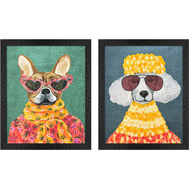 Paragon Whimsy Dog II S/2 Multi 22 X 18 X 1 Wall Art
