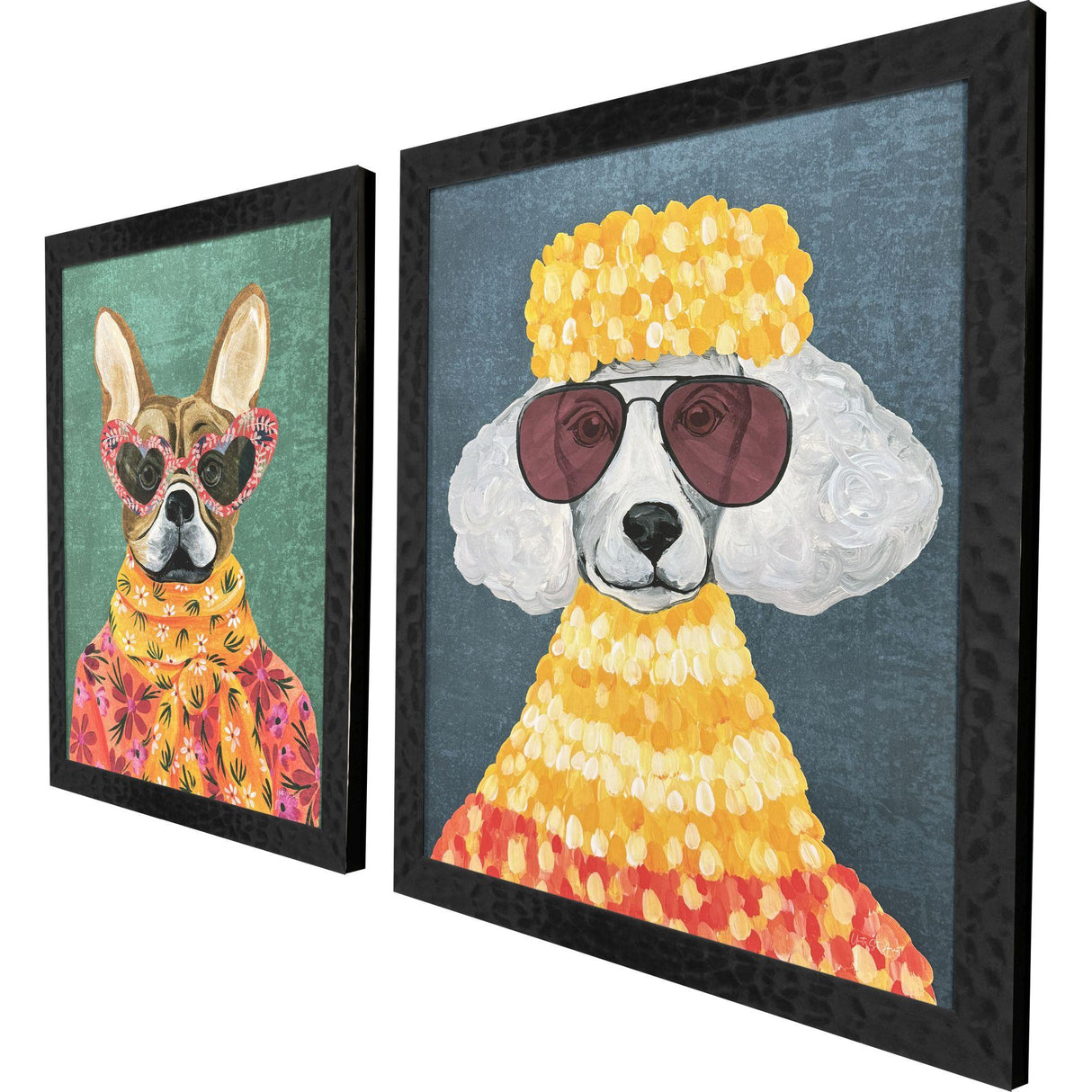Paragon Whimsy Dog II S/2 Multi 22 X 18 X 1 Wall Art