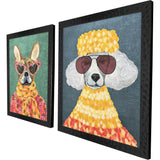 Paragon Whimsy Dog II S/2 Multi 22 X 18 X 1 Wall Art