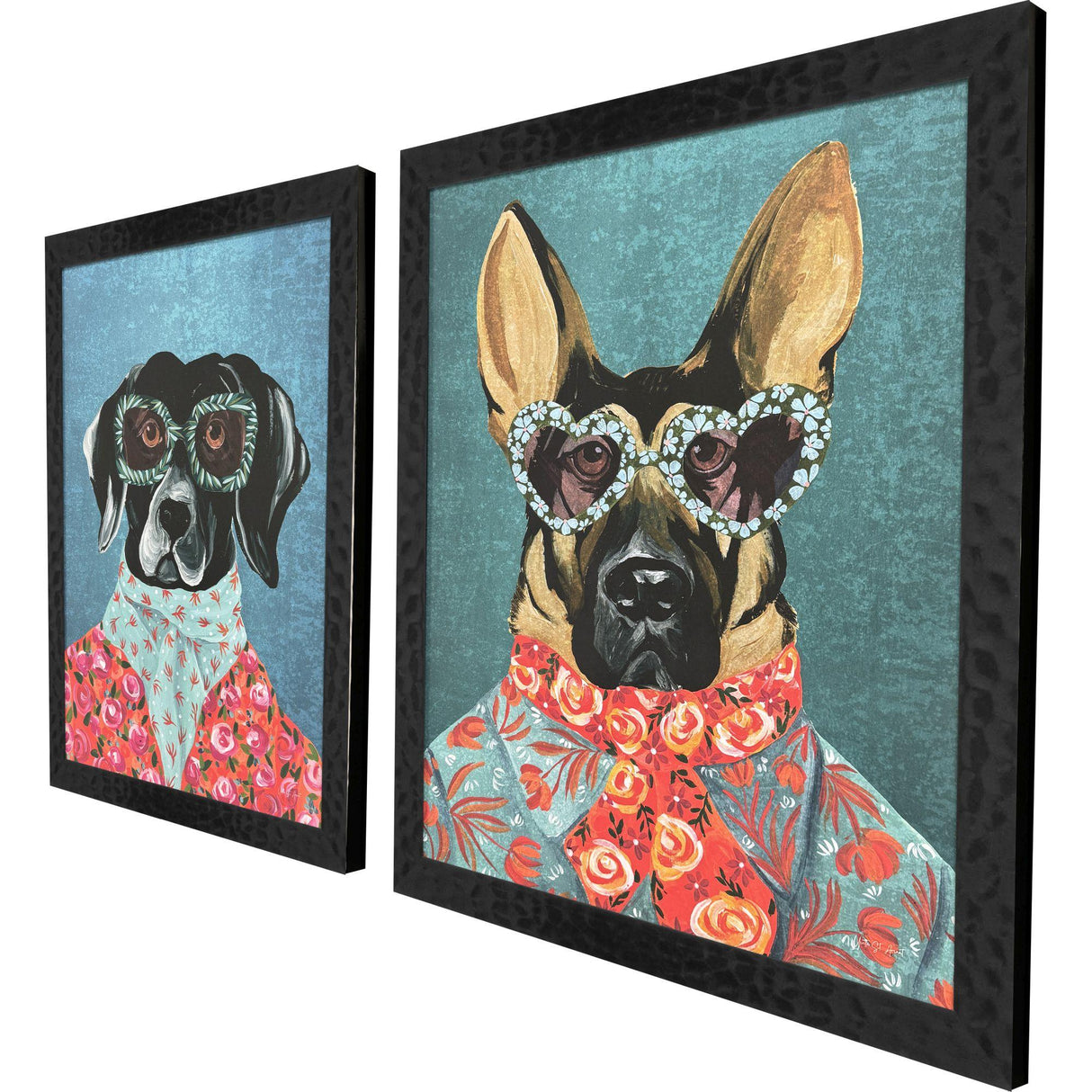 Paragon Whimsy Dog I S/2 Multi 22 X 18 X 1 Wall Art