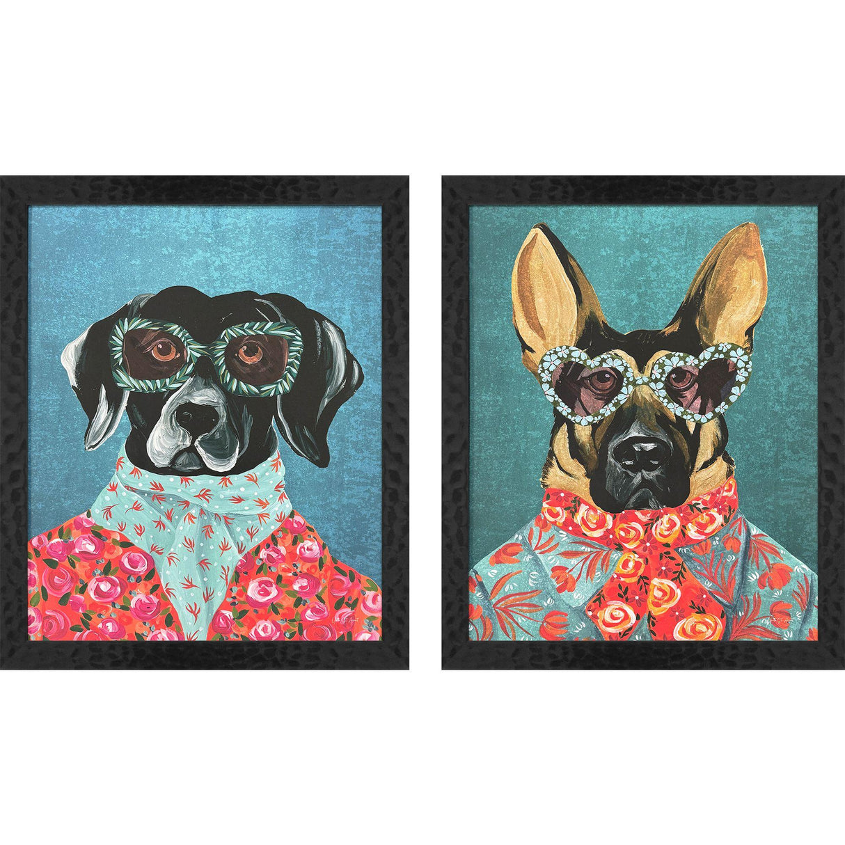 Paragon Whimsy Dog I S/2 Multi 22 X 18 X 1 Wall Art