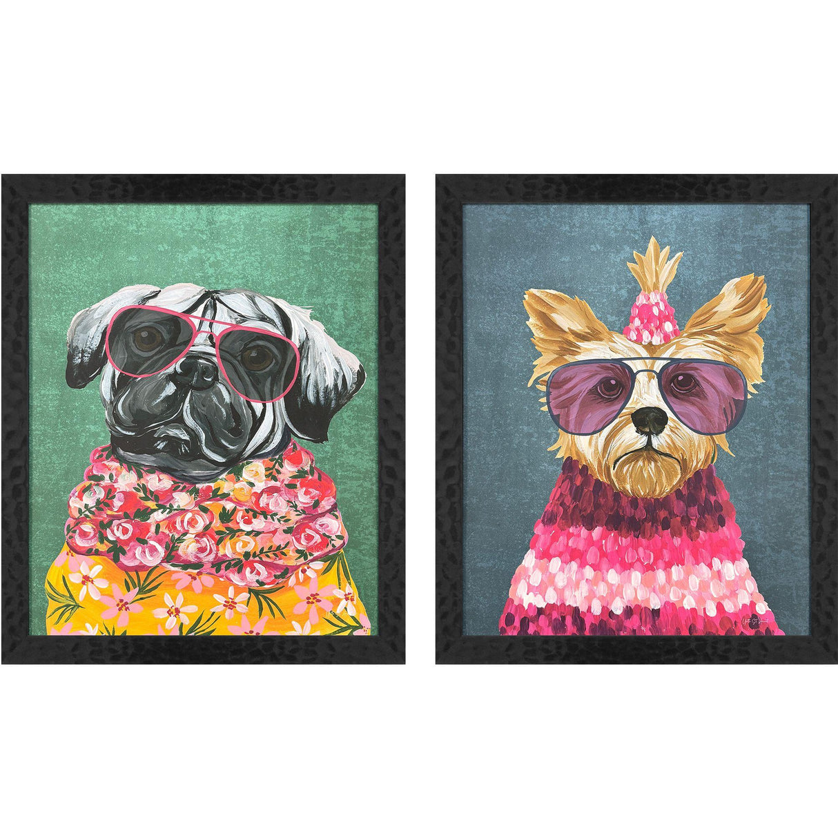 Paragon Whimsy Dog IV S/2 Multi 22 X 18 X 1 Wall Art