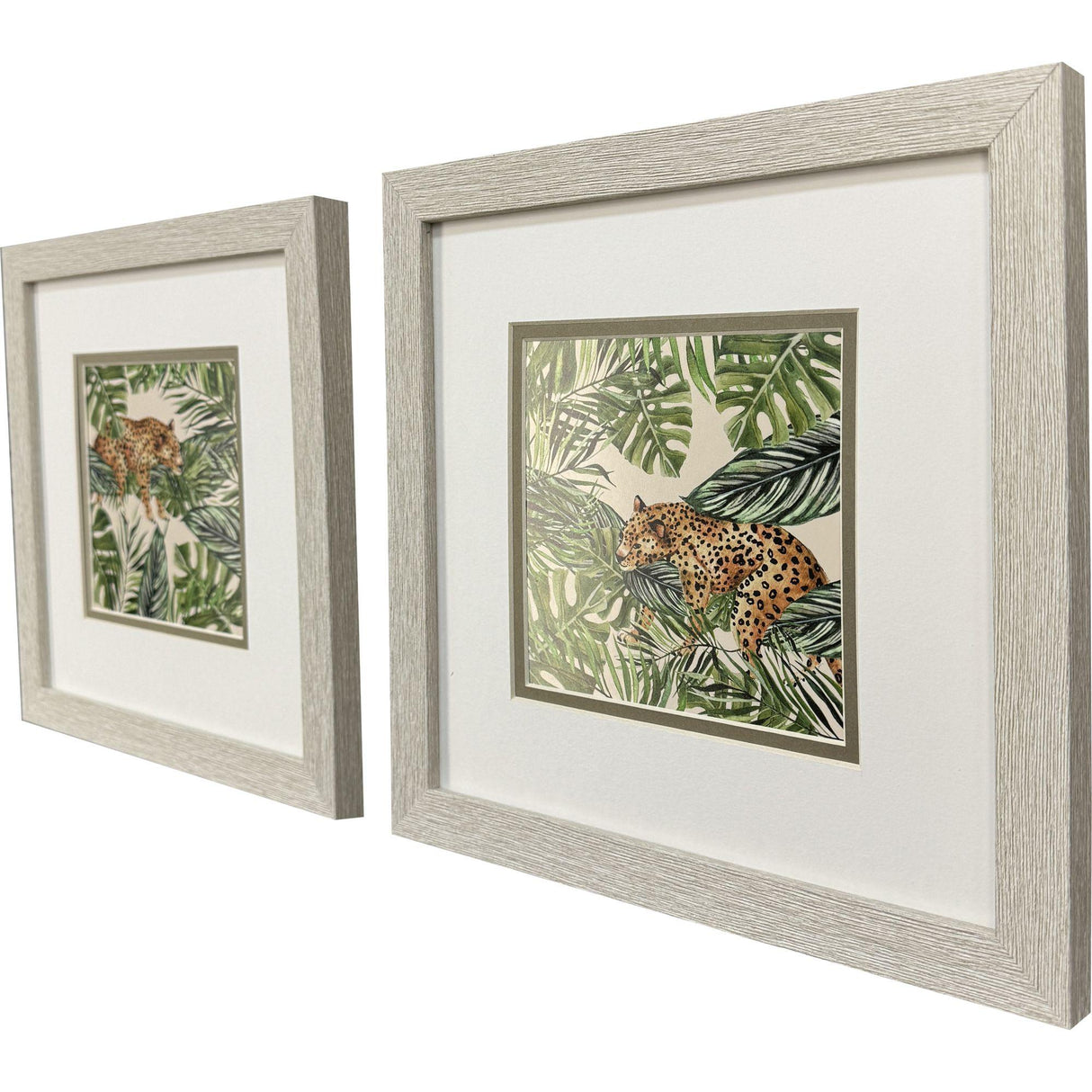 Paragon Jungle Hangout S/2 Green 11 X 11 X 1 Wall Art