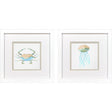 Paragon Sea Creatures II S/2 Blue 11 X 11 X 2 Wall Art