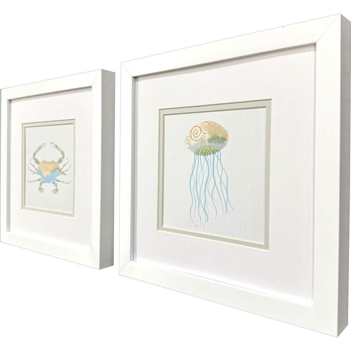 Paragon Sea Creatures II S/2 Blue 11 X 11 X 2 Wall Art