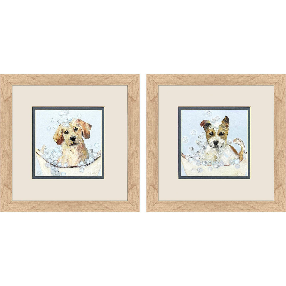 Paragon Bath Time S/2 Brown 12 X 12 X 1 Wall Art