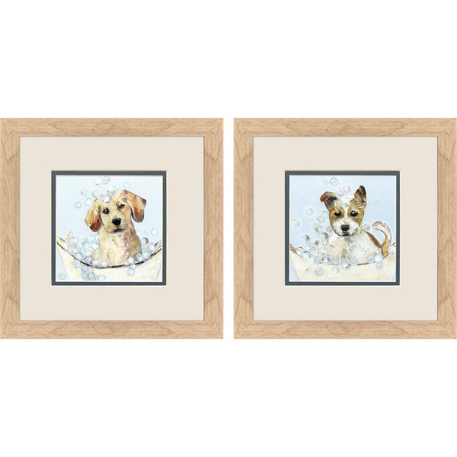 Paragon Bath Time S/2 Brown 12 X 12 X 1 Wall Art