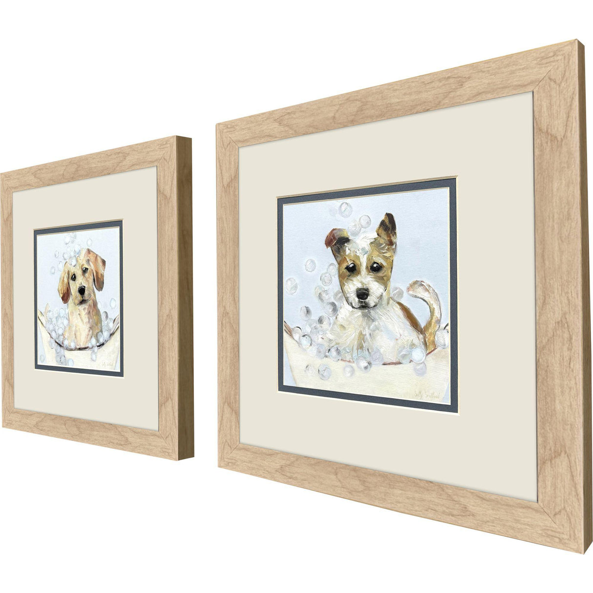 Paragon Bath Time S/2 Brown 12 X 12 X 1 Wall Art