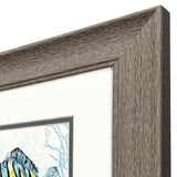 Paragon Striped Tropical Fish S/2 Blue 13 X 13 X 1 Wall Art