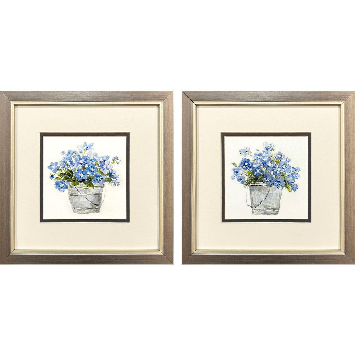 Paragon Bluebells S/2 Blue 11 X 11 X 1 Wall Art