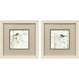 Paragon Heavenly Spring S/2 Black 11 X 11 X 1 Wall Art