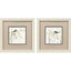 Paragon Heavenly Spring S/2 Black 11 X 11 X 1 Wall Art