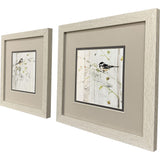 Paragon Heavenly Spring S/2 Black 11 X 11 X 1 Wall Art