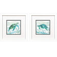 Paragon Tropical Current S/2 Blue 11 X 11 X 2 Wall Art