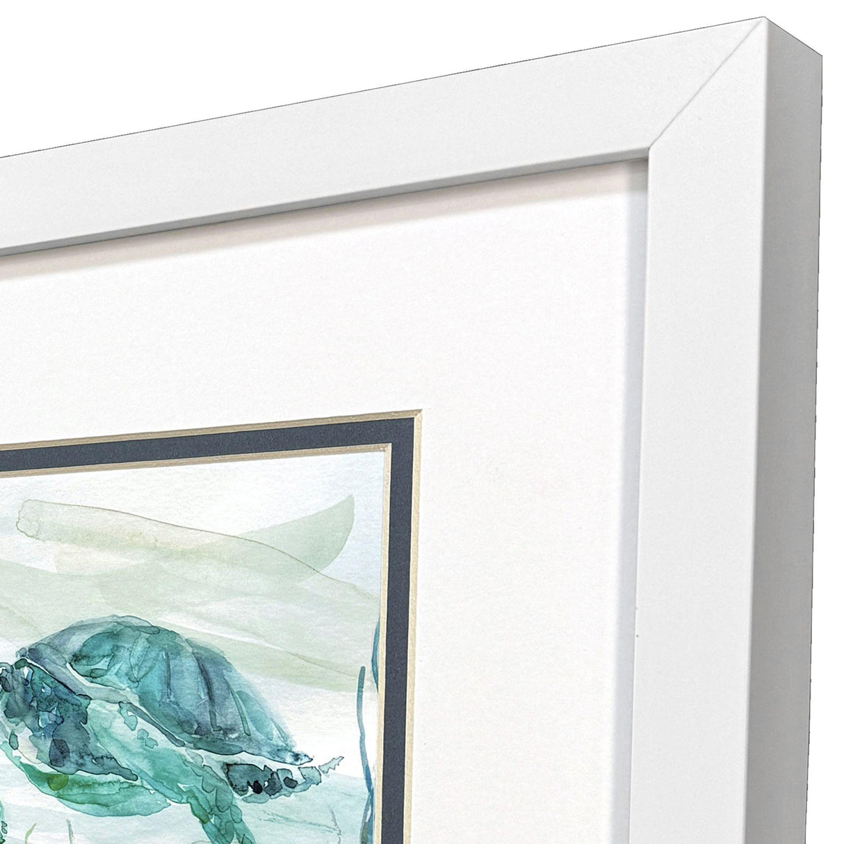 Paragon Tropical Current S/2 Blue 11 X 11 X 2 Wall Art