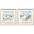 Paragon Beach Sandpipers S/2 Blue 17 X 17 X 1 Wall Art