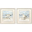 Paragon Beach Sandpipers S/2 Blue 17 X 17 X 1 Wall Art