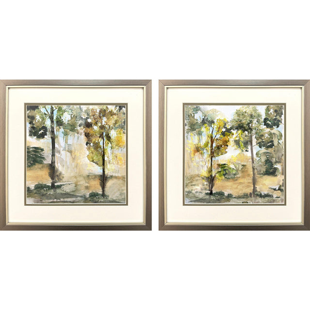 Paragon Nearing Autumn S/2 Green 17 X 17 X 1 Wall Art