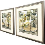 Paragon Nearing Autumn S/2 Green 17 X 17 X 1 Wall Art